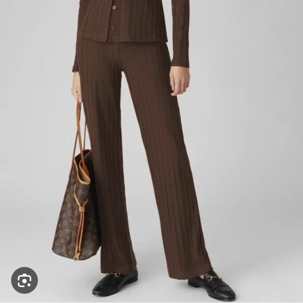 Reformation Zayne Rib Knit Pant size small